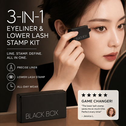 🥳2026 VARMT SALG🥳💞50 000+ SOLGT!💄✨ 50 % RABATT! 3-i-1 eyeliner og stempelsett for nedre vipper – Stempel perfekte vinger og vipper på sekunder. Vanntett, flekkfri. Ingen stødig hånd nødvendig! 👁️🖌️