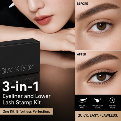 🥳2026 VARMT SALG🥳💞50 000+ SOLGT!💄✨ 50 % RABATT! 3-i-1 eyeliner og stempelsett for nedre vipper – Stempel perfekte vinger og vipper på sekunder. Vanntett, flekkfri. Ingen stødig hånd nødvendig! 👁️🖌️