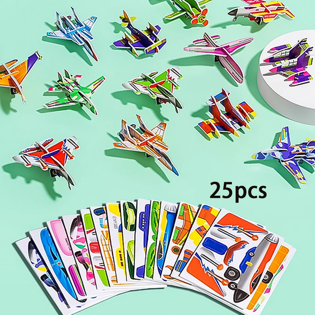 🧩Pedagogiskt 3D-pussel med tecknade figurer – 57 bitar som passar ihop med färgglada karaktärer för kreativt lärande 🎨