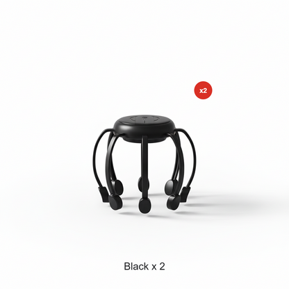 🐙 50 % RABATT NÅ! 💆‍♂️ Intelligent blekkspruthodemassasjeapparat – Avslappende elting, flere moduser og bærbart design