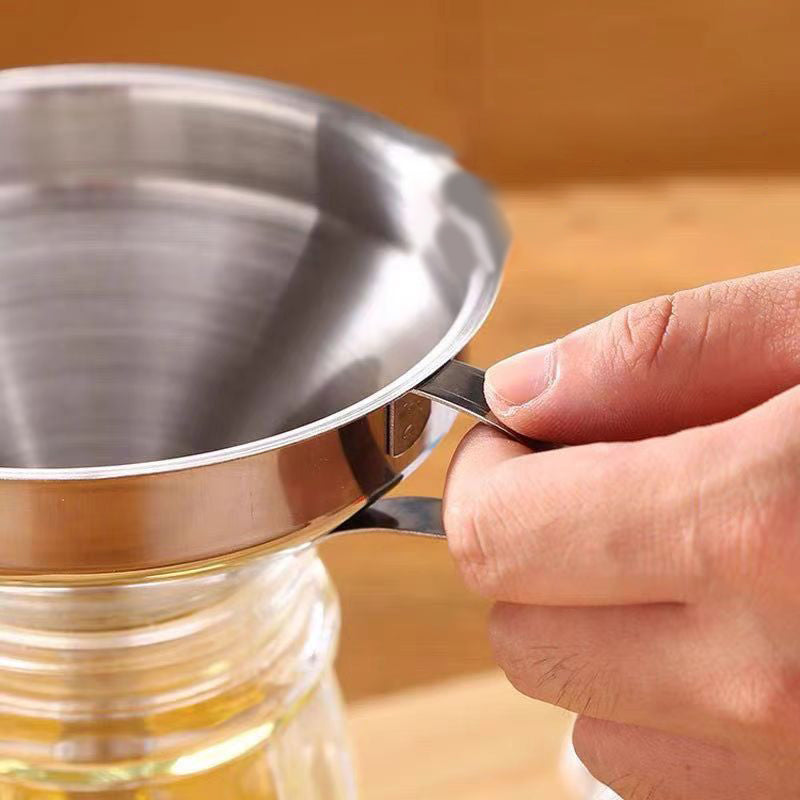Filtertrakt i rustfritt stål (gratis filter inkludert)